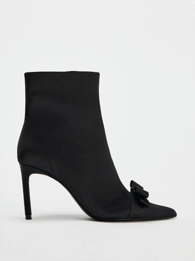 Zara Heeled ankle boots with bow at Collagerie