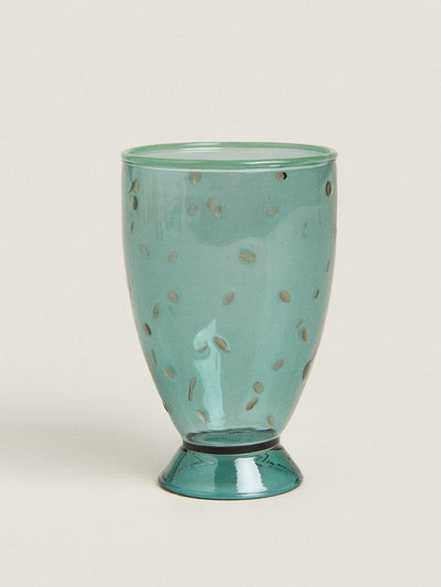 Zara Home Borosilicate glass with dots at Collagerie