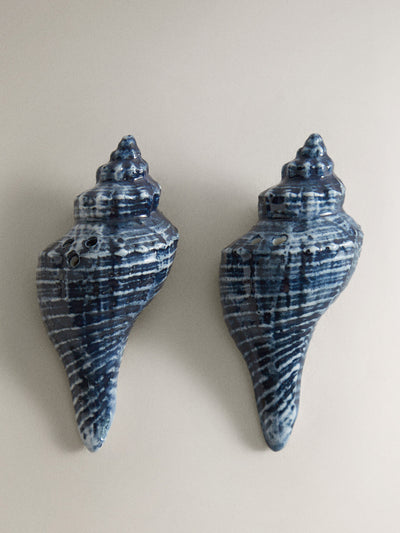 Zara Home Conch shell salt and pepper shakers (set of 2) at Collagerie