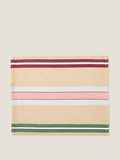 Zara Home Cotton striped placemats (set of 2) at Collagerie