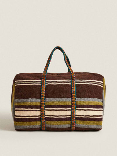 Zara Multicoloured wool travel bag at Collagerie