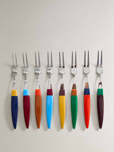 Zara Home Resin aperitif forks (set of 8) at Collagerie