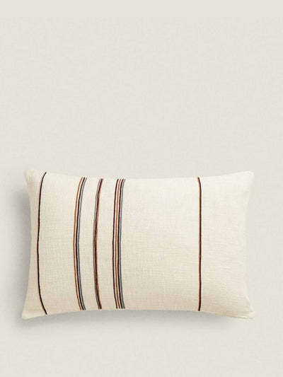 Zara Home Striped cushion cover at Collagerie