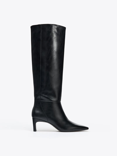 Zara Kitten heel boots at Collagerie