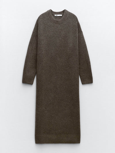 Zara Soft knit midi dress at Collagerie