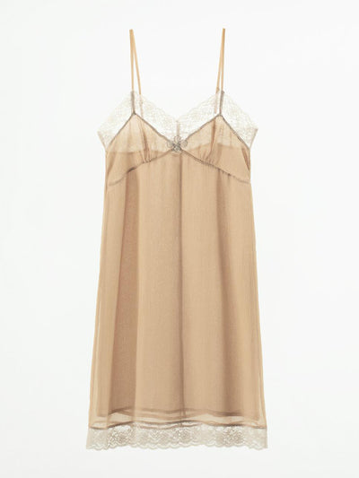 Zara Lace-trimmed dress at Collagerie