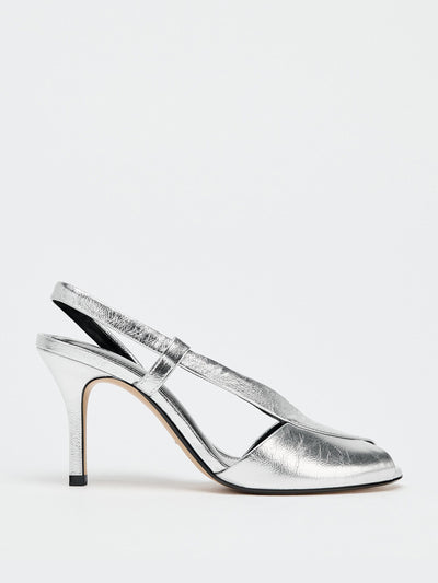 Zara Leather open-toe sandals at Collagerie
