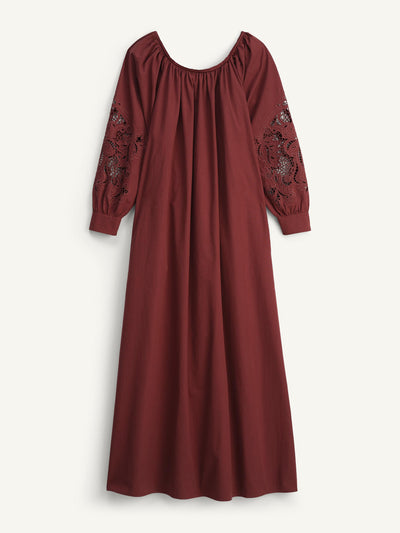Zara Limited-edition embroidered poplin dress at Collagerie