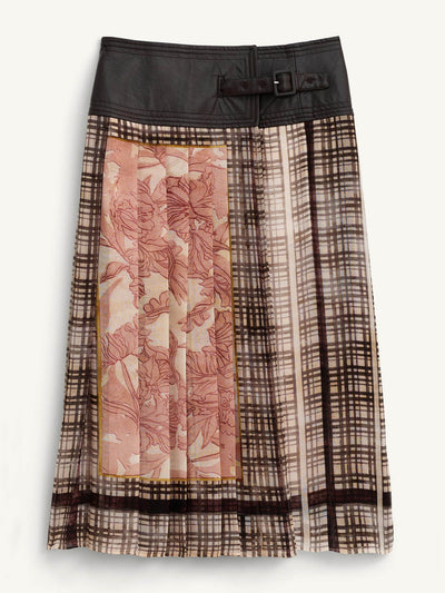 Zara Limited edition scarf pleated skirt at Collagerie