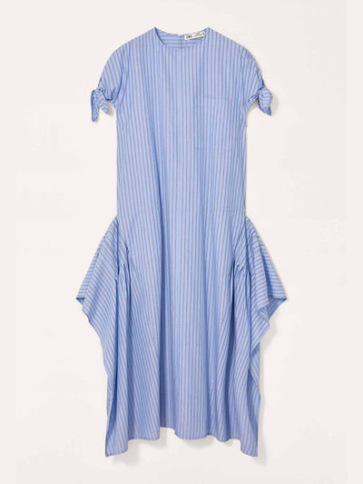 Zara Limited edition striped asymmetric dress at Collagerie