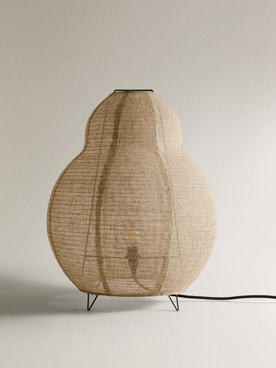 Zara Home Linen lamp at Collagerie