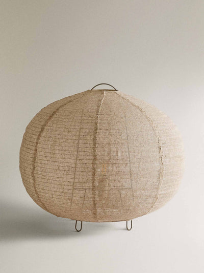 Zara Home Linen table lamp at Collagerie