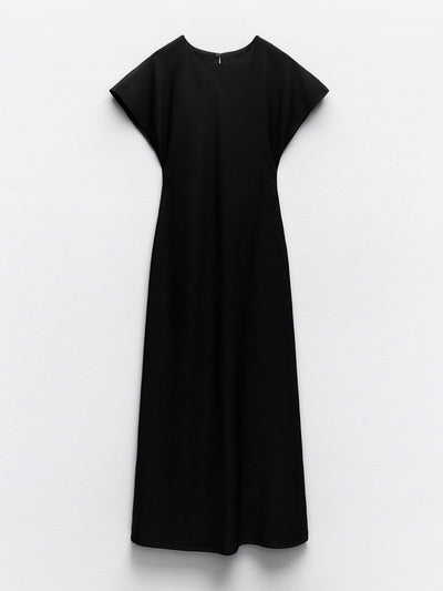 Zara Long crepe dress at Collagerie