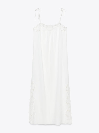 Zara Long crochet dress at Collagerie