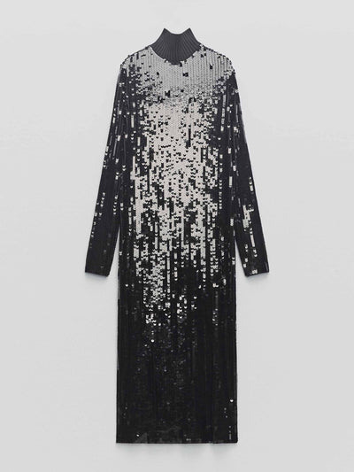 Zara Sequinned maxi dress at Collagerie