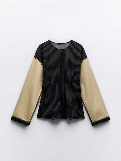 Zara Striped sweatshirt at Collagerie