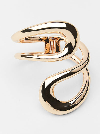 Zara Metallic golden cuff at Collagerie