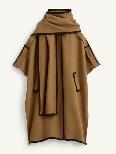 Zara Cape-style coat at Collagerie