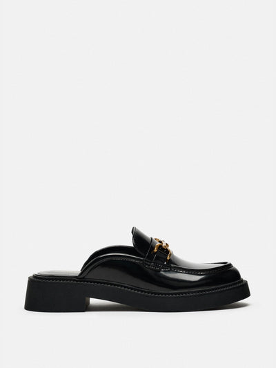 Zara Mule loafers with metal detail at Collagerie