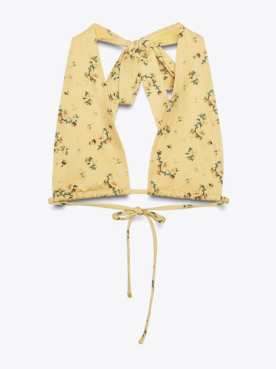 Zara Multi-way halter bikini top at Collagerie