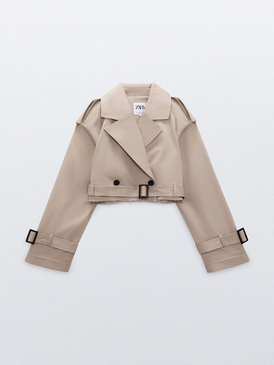 Zara Oversize short trench coat at Collagerie