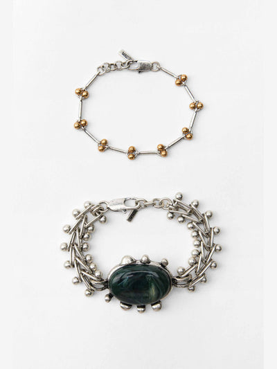 Zara Cowboy stone and resin bracelets at Collagerie