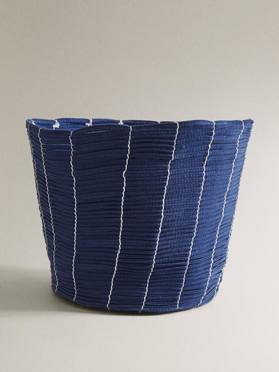 Zara Home Painted cotton basket x fanglu lin at Collagerie
