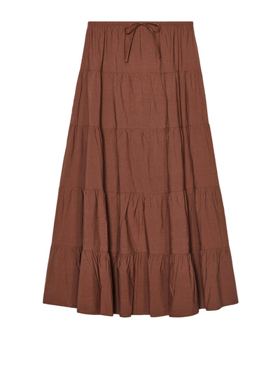 Zara Panelled long skirt at Collagerie