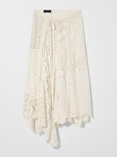 Kate Moss X Zara Patchwork midi skirt at Collagerie