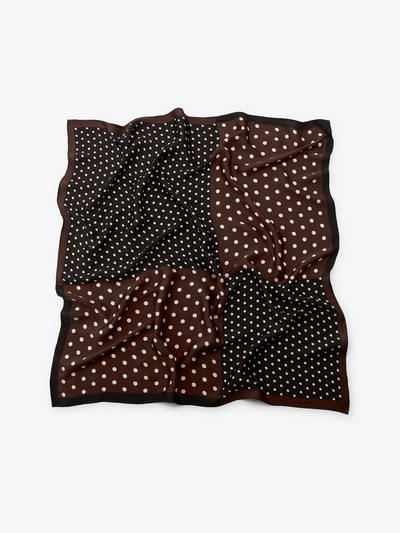 Zara Polka dot print scarf at Collagerie