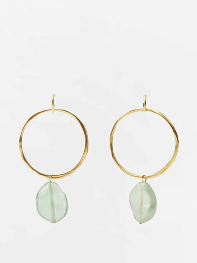 Zara Resin hoop earrings at Collagerie