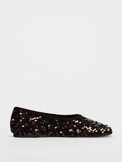 Zara Sequin ballerinas at Collagerie