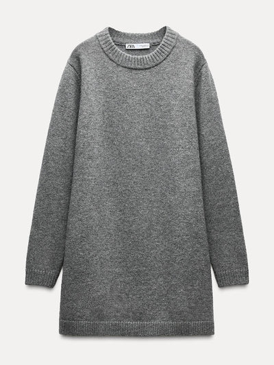 Zara Short soft knit dress at Collagerie