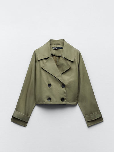 Zara Short trench coat at Collagerie