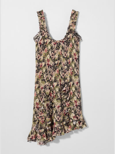 Kate Moss X Zara Silk print dress at Collagerie