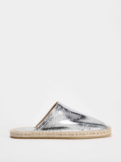 Zara Leather slingback espadrilles at Collagerie