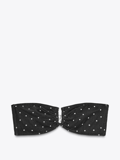 Zara Spotty tulle bikini top at Collagerie