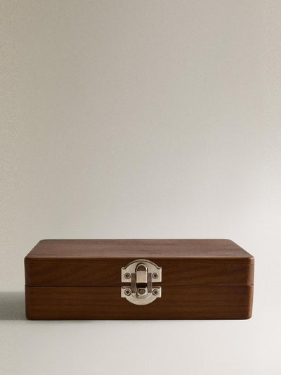 Zara Home Steel screwdriver in beech wood box at Collagerie