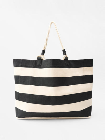 Zara Striped canvas bag at Collagerie