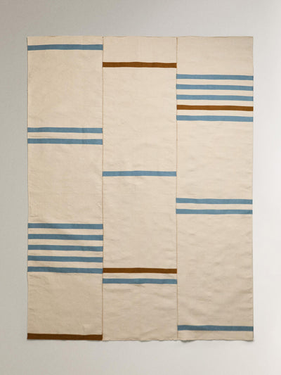 Zara Home Striped cotton rug at Collagerie
