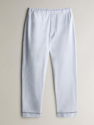 Zara Striped flannel pyjama bottoms at Collagerie