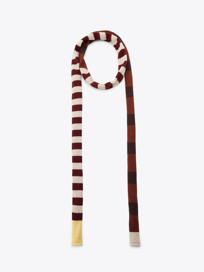 Zara Striped knit scarf at Collagerie