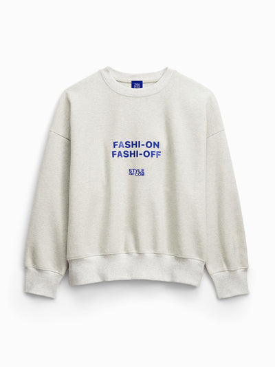 Zara Stylenotcom sweatshirt at Collagerie