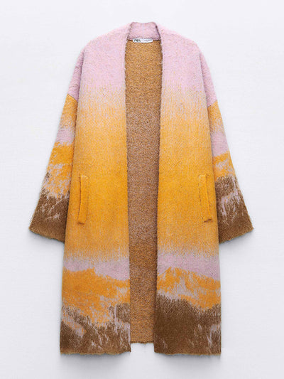 Zara Sunset knit coat at Collagerie