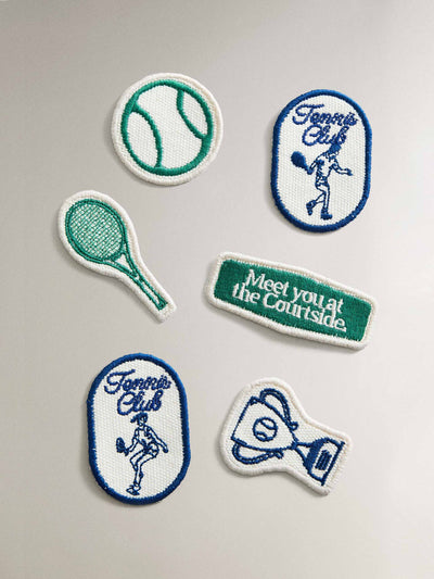 Zara Thermo-adhesive tennis patches (set of 6) at Collagerie