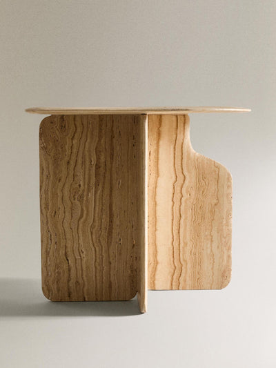 Zara Home Travertine side table at Collagerie