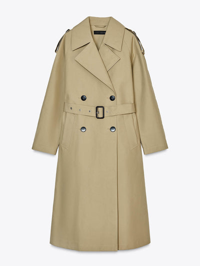 Zara Trench coat with belt at Collagerie