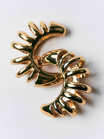 Zara Twisted hoop earrings at Collagerie