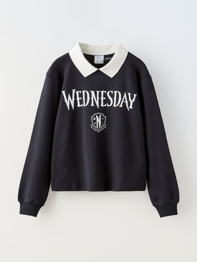Zara Wednesday polo shirt at Collagerie