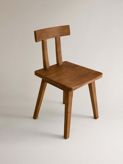 Zara Home Wooden chair with back at Collagerie